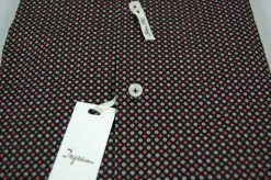 Camicia Slim Fit Ingram Fondo Nero Micro Fantasia Marrone Grigio Bordeaux -Meyer Shop 0 3d01c446 1600
