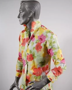 INGRAM La Camicia Dal 1949 Made In Italy Camicia Ingram Slim Fit Fantasia Floreale -Meyer Shop 0 3d858417 1200