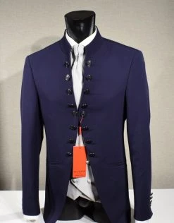 Musani Uomo Abito Musani Bluette Modello Coreana Slim Fit -Meyer Shop 0 3e800a65 1200