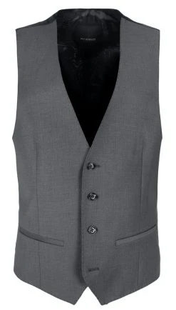 Abito Grigio Slim Fit Con Gilet Roy Robson In Lana Stretch -Meyer Shop 0 41469c25 1024