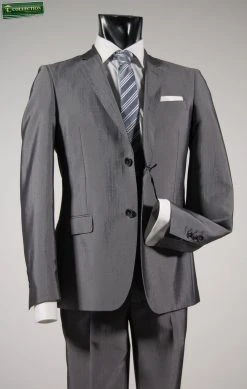 JOHN BARRITT - STYLE FASHION Abito Slim Fit Grigio Lucido John Barritt