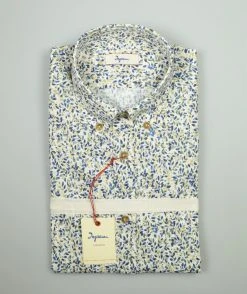Camicia Ingram In Cotone Stretch Fantasia Floreale Stampata -Meyer Shop 0 433ee0d2 1200