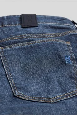 Jeans Slim Fit Denim Blu Scuro Vintage M5 By Meyer -Meyer Shop 0 44a246f6 1200