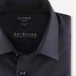 OLYMP Luxor Camicia In Jersey Blu Scuro Olymp Modern Fit -Meyer Shop 0 4686c2f9 706