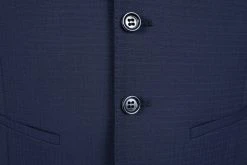 Abito Blu Slim Fit Con Gilet Roy Robson Lana Tessuto Techno -Meyer Shop 0 46aa9d23 1024