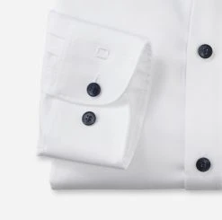 Camicia Bianca Slim Fit In Cotone Stretch Olymp Level Five -Meyer Shop 0 4710c93c 706