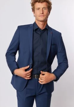 Abito Bluette Slim Fit Roy Robson In Lana Stretch -Meyer Shop 0 48568100 1200