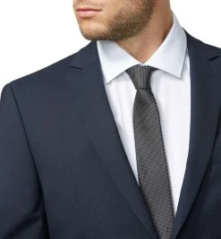 DIGEL Protect 3 Abito Blu Micro Disegno Digel Slim Fit Lana Stretch -Meyer Shop 0 4926bbd9 866