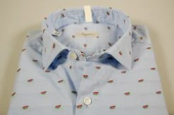 Camicia Slim Fit Ingram Celeste Fil Coupè Con Anguria -Meyer Shop 0 4d020c7e 1600