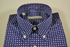 Camicia Ingram Blu Stampa A Fiori Collo Button Down -Meyer Shop 0 4d925655 1600