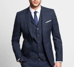 DIGEL Move Extra Slim Fit Abito Moda Slim Fit Digel Blu A Quadri Con Panciotto -Meyer Shop 0 4da7d278 1600