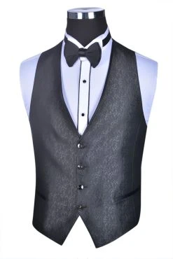 Baggi Men Abito Baggi Nero Damascato Con Petto A Lancia -Meyer Shop 0 4f395c8e 1700