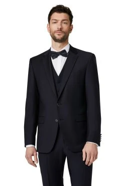 DIGEL Ceremony Abito Elegante Digel Blu Scuro Con Panciotto Drop Sei Modern Fit -Meyer Shop 0 4fcf5847 1700