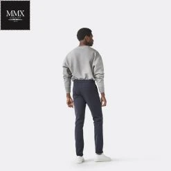 MMX Germany By Meyer Pantalone Mmx Jogger Blu Slim Fit In Jersey -Meyer Shop 0 4ffb328a 1120