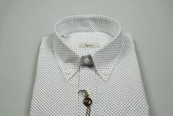 Camicia Button Down Ingram Puro Cotone Disegno Piccolo Stampato