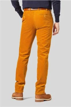 MEYER Exclusive Pantalone Terracotta Meyer In Velluto A Coste Luxury Modern Fit -Meyer Shop 0 51a5087e 1200