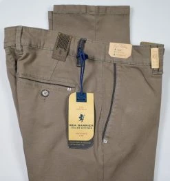 Pantalone Tortora Sea Barrier Tricotina Stretch Regular Fit -Meyer Shop 0 529ad92e 1700