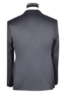 Baggi Men Abito Da Sposo Nero Slim Fit Baggi Con Petto A Lancia -Meyer Shop 0 530b4240 1700