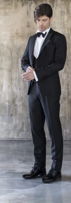 Musani Wedding Smoking Con Panciotto Nero Slim Fit Musani Cerimonia -Meyer Shop 0 55db20fe 1200