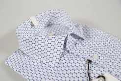 Camicia Slim Fit Fantasia Stampata Azzurra Ingram -Meyer Shop 0 5668cb43 1600