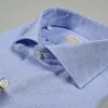 Regent By Pancaldi Camicia Slim Fit Pancaldi Celeste Disegno Ricamato Fil Coupè