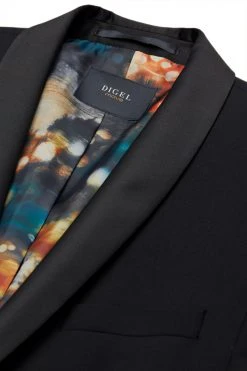 DIGEL Move Extra Slim Fit Smoking Moda Slim Fit Nero Digel Lana Stretch -Meyer Shop 0 5770f720 1280