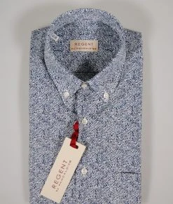 Regent By Pancaldi Camicia Button Down Con Taschino A Pois Irregolari -Meyer Shop 0 57dc7826 1200