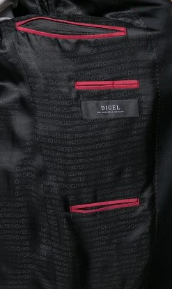 DIGEL Cerimonia Smoking Con Petto A Lancia Digel Drop Quattro Corto In Pura Lana Marzotto