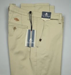 Pantalone Beige Modern Fit Sea Barrier Cotone Stretch -Meyer Shop 0 58d9850f 1200