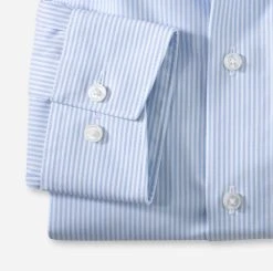 OLYMP Luxor Camicia A Righe Celeste Olymp Modern Fit Cotone Stiro Facile -Meyer Shop 0 58f816ad 706