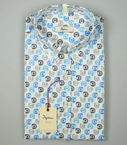 Camicia In Cotone Stampato Ingram Collo Button Down Regular Fit -Meyer Shop 0 5db38766 1200