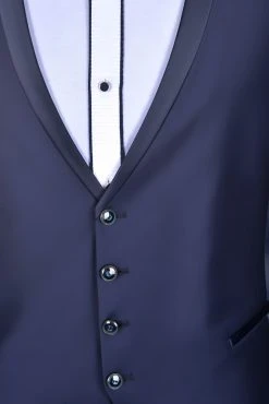 Baggi Men Abito Nero Baggi Slim Fit Con Gilet E Papillon Coordinato -Meyer Shop 0 5f094431 1700