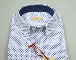 Regent By Pancaldi Camicia Pancaldi Regular Fit Disegno Stampato Azzurro -Meyer Shop 0 5f635f1f 1512