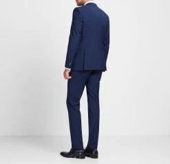 DIGEL Move Slim Fit Abito Digel In Fresco Lana Marzotto Super 100's Bluette Slim Fit -Meyer Shop 0 60823fe8 1600