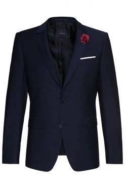 DIGEL Move Extra Slim Fit Abito Digel Slim Fit Misto Poliestere Stretch Blu Micro Disegno Operato -Meyer Shop 0 61afef0d 1280