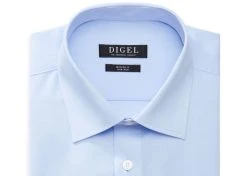 Camicia Digel Celeste Regular Fit Puro Cotone No Stiro