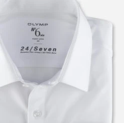OLYMP No. Six Camicia Olymp In Jersey Bianca Super Slim Fit -Meyer Shop 0 6306e00c 706