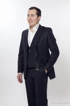 FACIS Cerimonia Abito Elegante Cerimonia Facis Blu E Nero -Meyer Shop 0 647f8ec6 800