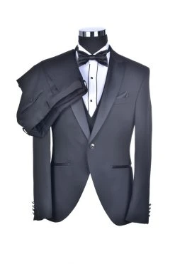 Baggi Men Smoking Nero Baggi Completo Di Panciotto E Papillon -Meyer Shop 0 67c6340f 1700