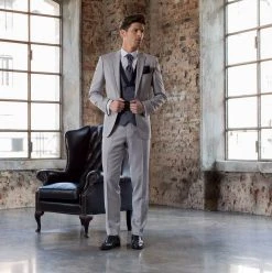 Abito Musani Cerimonia Bluette Slim Fit Con Petto A Lancia -Meyer Shop 0 6ac1f13b 1200