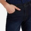 Jeans Wrangler Denim Soft Luxe A Gamba Dritta Tonalità Deep Indigo