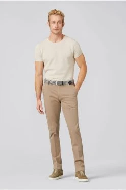 Pantalone Cammello Meyer In Cotone Fairtrade Modern Fit -Meyer Shop 0 7254f475 1200