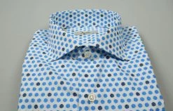 Camicia Ingram A Fantasia In Cotone Stampato Vestibilità Slim Fit -Meyer Shop 0 74574942 1600