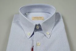 Regent By Pancaldi Camicia Pancaldi A Righe Celeste Chiaro Regular Fit