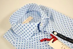 Regent By Pancaldi Camicia Slim Fit Celeste A Fantasia Azzurra Pancaldi -Meyer Shop 0 7607887d 1600