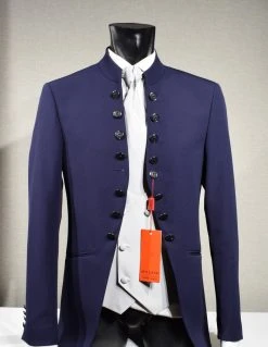 Musani Uomo Abito Musani Bluette Modello Coreana Slim Fit -Meyer Shop 0 763a8de5 1200