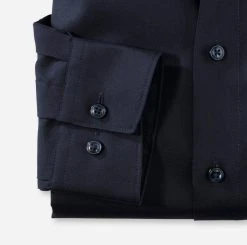 OLYMP Luxor Camicia Olymp Blu Modern Fit Con Taschino