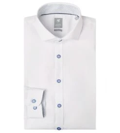 PURE SHIRT Camicia Bianca Extra Slim Fit Pure In Cotone Stretch -Meyer Shop 0 7932e6c0 1000