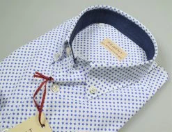 Regent By Pancaldi Camicia Pancaldi Regular Fit Disegno Stampato Azzurro -Meyer Shop 0 7dea87cc 1558