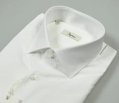 Camicia Ingram Bianca Slim Fit Cotone Popeline